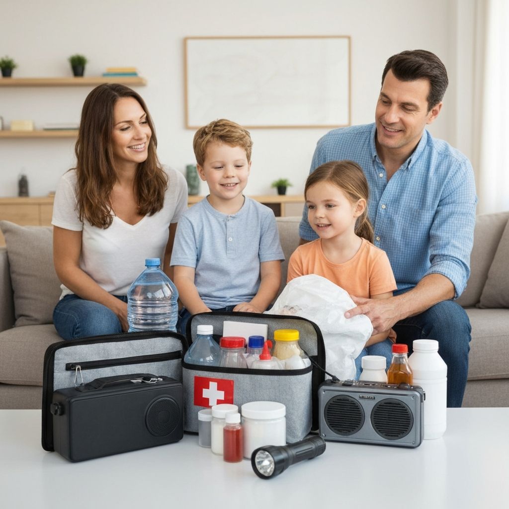 Emergency preparedness kit with Biiper communication device