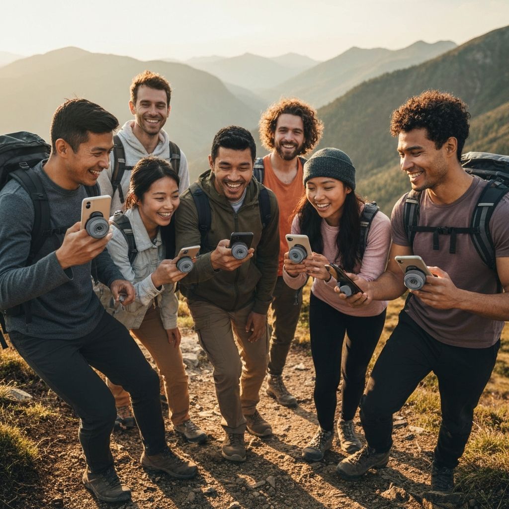 Team Pack - person outdoors with Biiper device